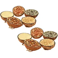 vidaXL Gefüllte Kokosnusshälften 290 g 10 St.
