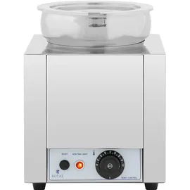 Royal Catering Suppenstation - 7 L - 500 W - matt - - Silber