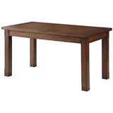 Esstisch Holz Wohn Ess Zimmer Tisch 140x80cm Esstische Massiv Echtholz Tische - Braun