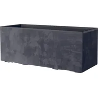 Deroma Pflanzkasten Millennium Kunststoff 99 cm Anthrazit