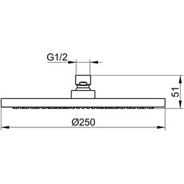 Keuco Kopfbrause rund 250 mm (59886250201)