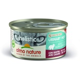 Almo Nature Holistic Urinary Help mit Ente - Alleinfutter für Erwachsene Katzen,Nassfutter 24er Pack (24x85g)