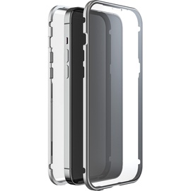 Black Rock 360° Glass iPhone 14 Pro Max Smartphone Hülle, Silber
