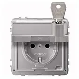 Merten Schuko-Steckdose Aquadesign Grau 1 St.