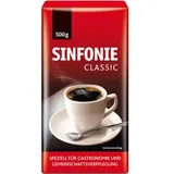 Jacobs SINFONIE CLASSIC Kaffee, gemahlen, Arabica- und Robustabohnen kräftig, 500,0 g