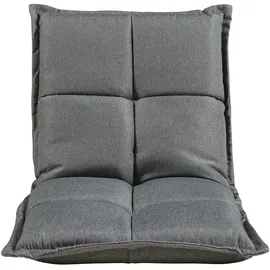 [en.casa] Bodensessel Deinze im 2er-Set verstellbar Dunkelgrau