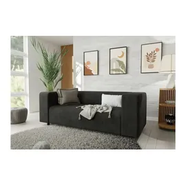 s-style möbel S-STYLE Polstergarnitur 3+2+1 Tove schwarz Cord