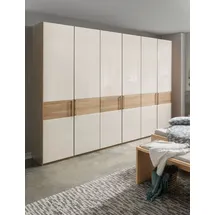 Wiemann Kleiderschrank Kiruna 300 x 217 cm Eiche teilmassiv beige champagner