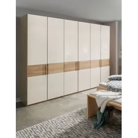 Wiemann Kleiderschrank Kiruna 300 x 217 cm Eiche teilmassiv beige champagner