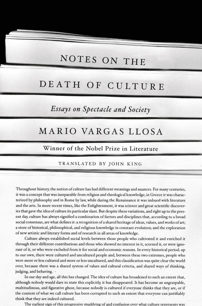 Notes on the Death of Culture: eBook von Mario Vargas Llosa