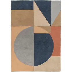 Kadima Design Luxus Wolle & Naturkautschuk Teppich - `Deben Cole`. 160x230 cm