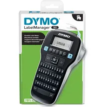 Dymo LabelManager 160 Beschriftungsgerät, Schwarz, Silber