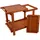 deluke Servierwagen MANUEL Rollbar Eukalyptus Natur 76x60x100cm Etagenwagen Tischwagen Rollwagen