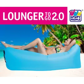 Happy People Lounger to go 2.0 blau