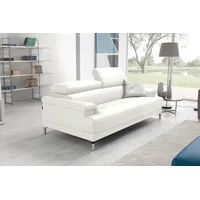 Egoitaliano "Soul, Design und Sitzkomfort auf hohem Niveau, tolle Details", inkl. Kopfteilverstellung für noch mehr Komfort, Designfuß weiß,