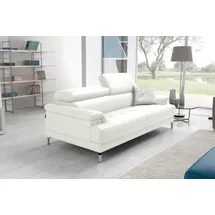 Egoitaliano "Soul, Design und Sitzkomfort auf hohem Niveau, tolle Details", inkl. Kopfteilverstellung für noch mehr Komfort, Designfuß weiß,