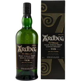 Ardbeg 10 Years Old Islay Single Malt Scotch 46% vol 0,7 l Geschenkbox