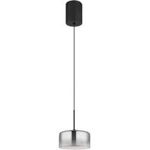 GLOBO Belinda 1-flg. 15 cm rund schwarz Acrylglas