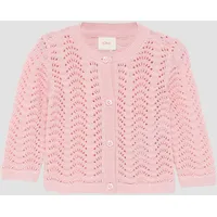 s.Oliver Strickjacke mit Ajourmuster Rosa 80