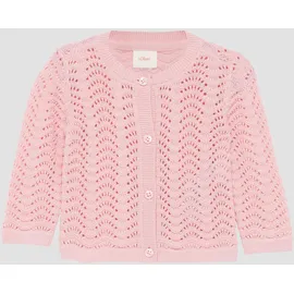s.Oliver Strickjacke mit Ajourmuster Rosa 80