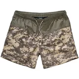 Brandit Textil Brandit Swimshorts Basic oliv/at digital, Größe XL