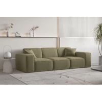Fun Möbel Sofa Designersofa CELES PREMIUM 3-Sitzer in Stoff,