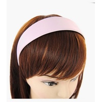 axy Haarreif Breiter Haarreif mit Satin bezogen, Vintage Klassik-Look Damen Haareifen Haarband rosa
