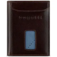 Bugatti Secure Slim Mini Geldbörse unisex braun