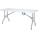 Floordirekt Klapptisch 183 x 76 x 72 cm Weiß