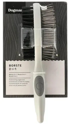 Haustier Pflegebürste 2-in-1 22cm