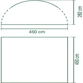 Coleman FastPitch Shelter XL 4,5 x 4,5 m weiß/blau