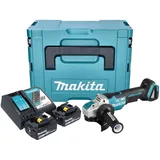 Makita DGA 520 RGJX1 inkl. 2 x 6,0 Ah + Lader + Makpac