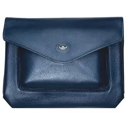 Golden Head Valencia Geldbörse RFID Schutz Leder 16.5 cm  blau