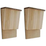 vidaXL Fledermaushaus 22 x 12 x 34 cm 2er-Set