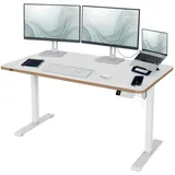 Leitz Schreibtisch 140x80cm Weiß