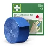 CEDERROTH Soft Foam Bandage selbsthaftend elastisch,blau Rl.6cmx4,5m