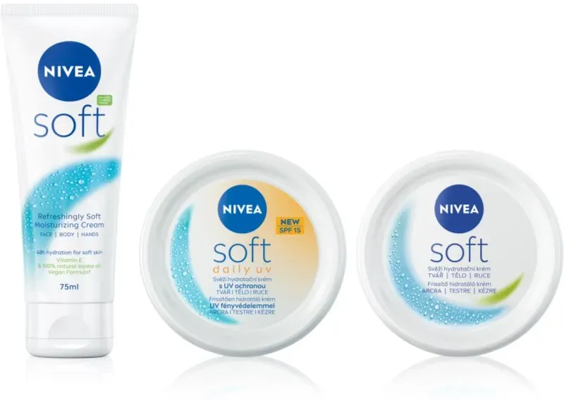NIVEA Soft Set zum nähren und Feuchtigkeit spenden