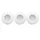 Philips SET 3x Dimmbare LED-RGBW-Badezimmerleuchte 8,3W 230V Weiß