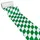 JUNOPAX Papier Tischläufer 50m x 0,20m, Raute grün-weiß