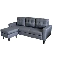 Hti-Living HTI-Living, Sofa, Ecksofa Reva Grau - Grau