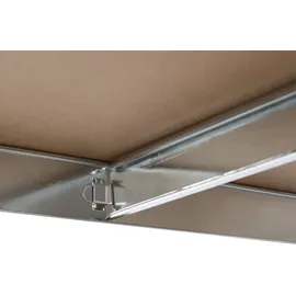 schulte-regalwelt Schwerlastregal Holz 180 x 90 x 40 cm silber