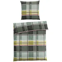 CASANOVA casa NOVA Satin-Bettwäsche - Grün - BT 135x200