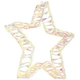 GLOBO Weihnachtstern Außenlampe Gartenlampe LED X-MAS Dekolampe Terrassenlampe H 37 cm