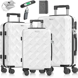 Kesser Koffer-Set 3-tlg. weiß/abs