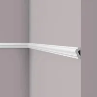 NMC Zierleiste NMC WL2 WALLSTYL Weiß 2 St. 200 x 2 x 4 cm
