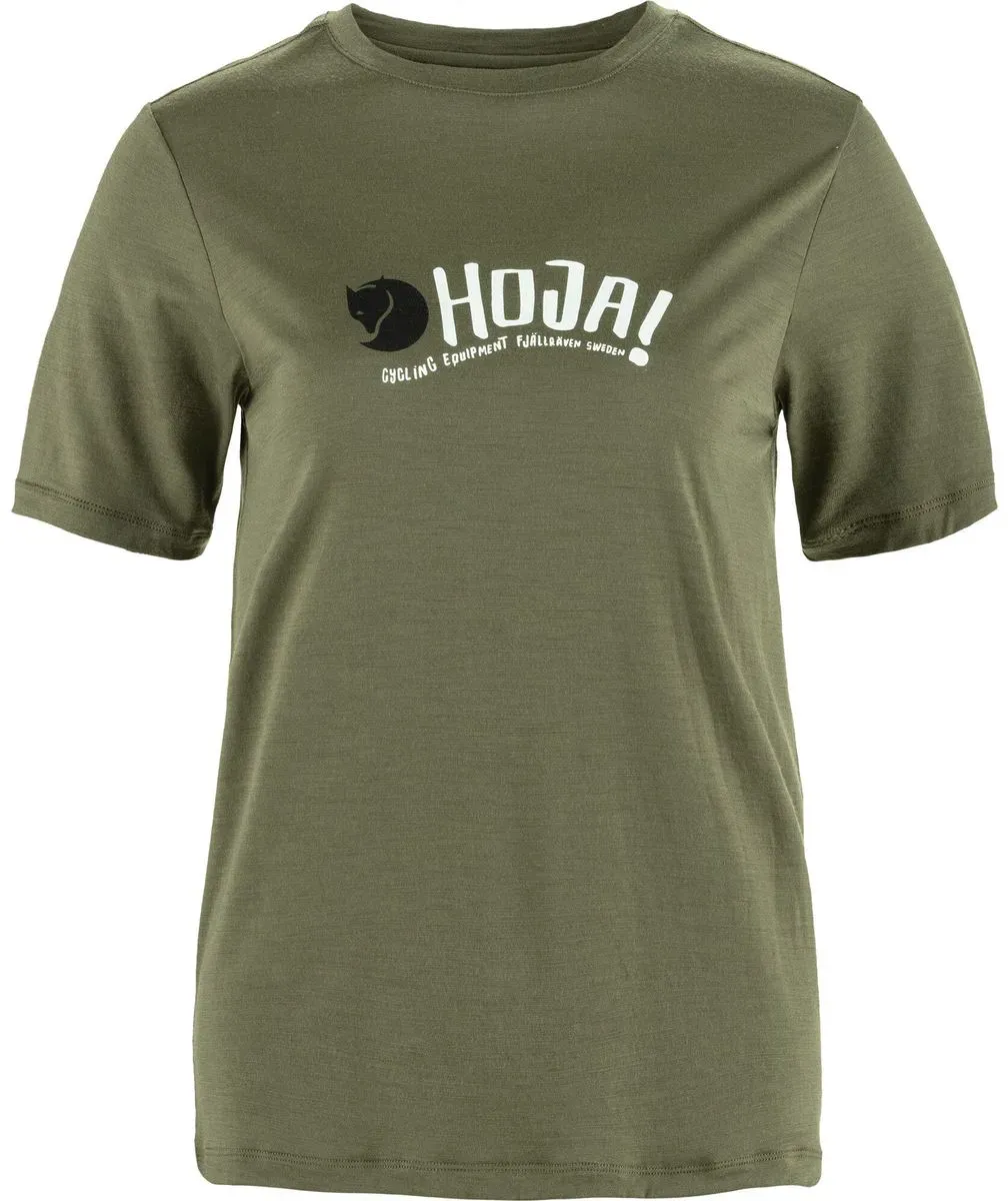 Fjällräven Hoja Wool T-shirt W laurel green (625) XXS