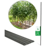 Novatool Pflanzstäbe 120 cm grün 11 mm Durchmesser