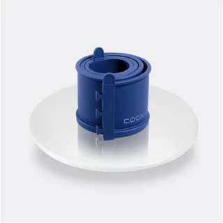 Coox Springform mit Porzellanboden ⌀ 18 cm Blau, perfekt backen und direkt auf der Porzellanplatte servieren und schneiden