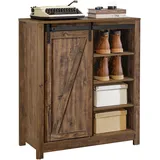 SoBuy Sideboard 80 x 92 x 35 cm Braun