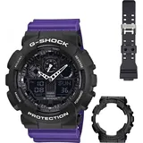 G-SHOCK Casio G-SHOCK Original GA-100 SET Herrenuhr Casio-GA-100-Set020 - Schwarz/Schwarz